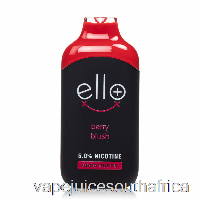 Vape Juice South Africa Blvk Ello Plus 6000 Disposable Berry Blush Ice